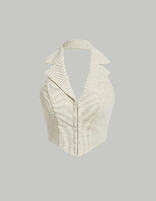 Blusa con escote atrás